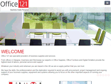 Tablet Screenshot of office121.co.uk